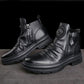 👞 60% DE RÉDUCTION! 🎁 Bottes en Cuir Classiques pour Hommes – Semelle Confortable, Fermeture Éclair Latérale & Style Décontracté Intemporel 🛡️
