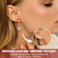 🔷 10 patchs transparents pour boucles d'oreilles – Achetez plus, économisez plus ! 💎✨