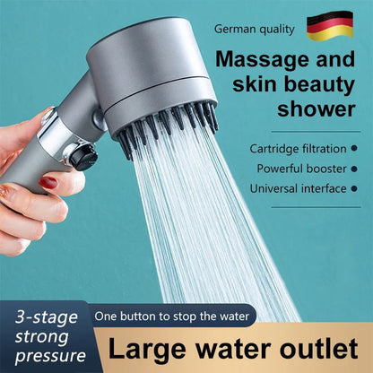 🚿✨ Douche sublimatrice de beauté & massage pour une peau éclatante – Un spa à domicile chaque jour 💆‍♀️🌸