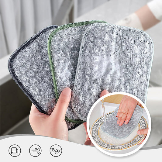 🧽 Torchon en fil métallique double face anti-rayures – Achetez-en 2, obtenez-en 3 GRATUITS ! ✨🧼