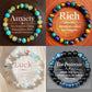 📿 ACHETEZ 2, OBTENEZ 1 GRATUIT! 💎 Bracelet Perles en Pierre Naturelle – Dégradé translucide, polie & énergie positive – Unisexe, idéal au quotidien ✨