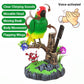 🔥 60 % de réduction ! 🐦✨ Jouet interactif en forme d'oiseau gazouillant – Activé par la voix 🎶💛