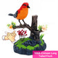 🔥 60 % de réduction ! 🐦✨ Jouet interactif en forme d'oiseau gazouillant – Activé par la voix 🎶💛
