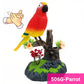 🔥 60 % de réduction ! 🐦✨ Jouet interactif en forme d'oiseau gazouillant – Activé par la voix 🎶💛
