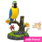 🔥 60 % de réduction ! 🐦✨ Jouet interactif en forme d'oiseau gazouillant – Activé par la voix 🎶💛