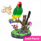 🔥 60 % de réduction ! 🐦✨ Jouet interactif en forme d'oiseau gazouillant – Activé par la voix 🎶💛