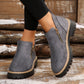 👢 Promo 60 % – Bottines tendance et confortables pour femmes, bout rond et zip 🌟