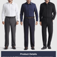 🔥 60 % de réduction ! 👔✨ 👑 Fliwos Chemise Extensible avec Triple Protection Sans Repassage pour Hommes