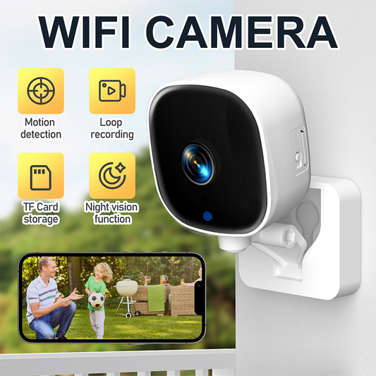 📡 50% DE RÉDUCTION ! 🔥 Caméra de Sécurité Sans Fil avec Audio Bidirectionnel - Vision Nocturne HD, Détection de Mouvement et Alerte en Temps Réel 🏠🔒