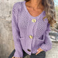 🔥 60 % de réduction ! 🧶👗 Cardigan en crochet pour femme – Style élégant et confortable