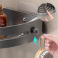🚿 50 % de réduction 🏆 Étagère de douche d'angle sans perçage avec crochets – Robuste, gain de place & facile à installer – idéale pour la salle de bain 🧴