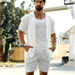 🔥 60 % DE RÉDUCTION – Ensemble 2 pièces pour homme : haut à manches courtes et short taille haute 👕✨