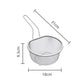 🔪 50% DE RÉDUCTION! 🍳 Passoire en Acier Inoxydable avec Manche – Inox 304, mailles fine & large – Idéale pour égoutter pâtes, légumes & fruits 🥗