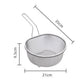 🔪 50% DE RÉDUCTION! 🍳 Passoire en Acier Inoxydable avec Manche – Inox 304, mailles fine & large – Idéale pour égoutter pâtes, légumes & fruits 🥗