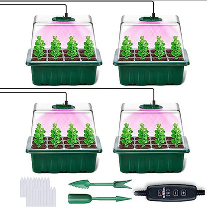 ⏰ Offre limitée -60 % 🌱🔥 Plateaux de germination avec lampe de croissance
