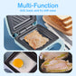 🔥 60% OFF INSTANTANÉ ! 🥪 Machine à Sandwich Multifonction - Chauffage Rapide, Design Compact Bleu/Blanc pour Cuisine et Bureau 💙⚡