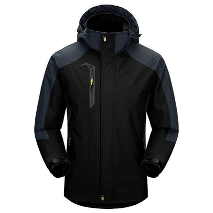 🧥 DERNIER JOUR 69% DE RÉDUCTION! ✨ Veste Outdoor Performante pour Homme - Imperméable & Respirante avec Capuche Amovible pour Randonnée et Voyages 🌧️🏔️