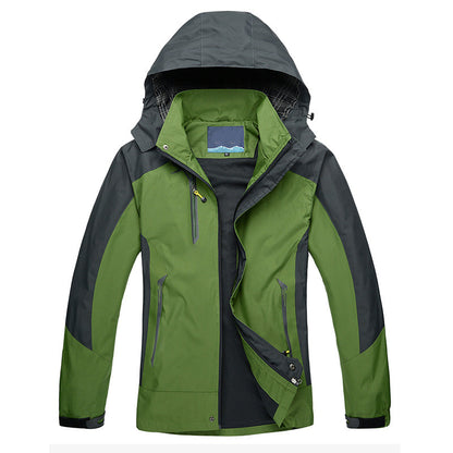 🧥 DERNIER JOUR 69% DE RÉDUCTION! ✨ Veste Outdoor Performante pour Homme - Imperméable & Respirante avec Capuche Amovible pour Randonnée et Voyages 🌧️🏔️