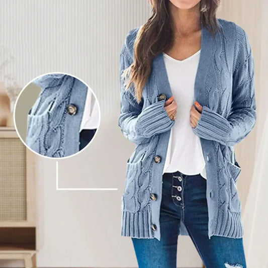🍂 60% OFF MAINTENANT ! 🔥 Pull en Maille Mi-Long pour Femme - Doux et Confortable pour un Style Automnal Décontracté 👚✨