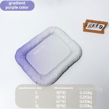 🐾 50% DE RÉDUCTION ❄️ Tapis rafraîchissant chien chat "Ice Silk" – Absorption chaleur supérieure & rembourrage PP nuage – Antidérapant, facile à laver, 3 coloris, S à XL – fraîcheur pour vos animaux tout l’été ☀️🐶🐱