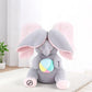 🐘 50% DE RÉDUCTION ! 🎁 Doudou Éléphant Cache-Cache - Peluche Interactive avec Effet Surprise, Idéal pour Éveil des Tout-Petits 🧸✨