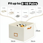 👟 50% DE RÉDUCTION ! 📦 Boîte de Rangement pour Chaussures Pliable - Économise de l'Espace, Transparente et Respirante 🏠✨