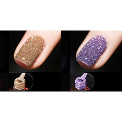 💅 PROMO ÉCLAIR MULTIACHAT ! ✨ Vernis à Ongles Gel Pailleté Haute Densité - Effet Brillant Professionnel et Tenue Longue 💎📦