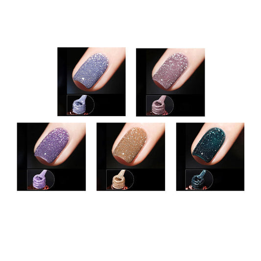 💅 PROMO ÉCLAIR MULTIACHAT ! ✨ Vernis à Ongles Gel Pailleté Haute Densité - Effet Brillant Professionnel et Tenue Longue 💎📦