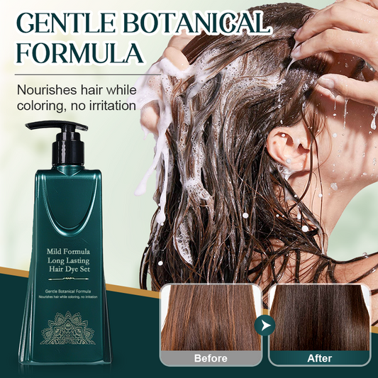 💇‍♀️ ACHETEZ 2, OFFERT 1 ! 🎉 Coloration Capillaire Douce – Longue Durée, Nourrissante & Sans Ammoniac 🌿📦