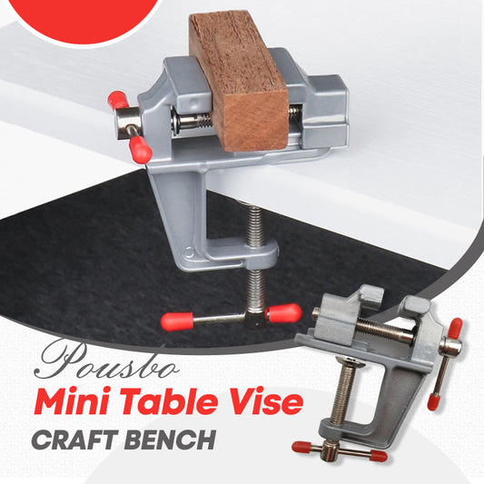 🔧 ACHETEZ 2 - RECEVEZ 1 GRATUIT ! ✨ Mini-Étau de Table Pousbo® - Fixation Précise pour Modélisme, Bijouterie et Réparations Délicates 🛠️📏