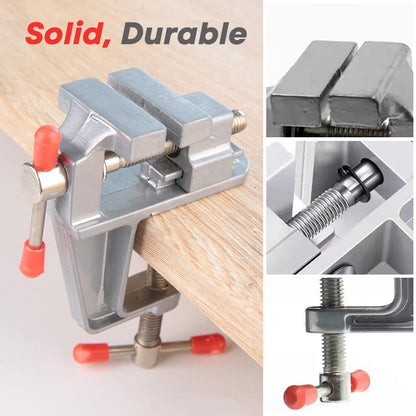 🔧 ACHETEZ 2 - RECEVEZ 1 GRATUIT ! ✨ Mini-Étau de Table Pousbo® - Fixation Précise pour Modélisme, Bijouterie et Réparations Délicates 🛠️📏