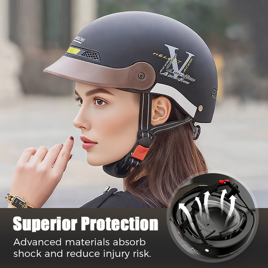 🛵 60% OFF DERNIÈRES HEURES ! ⚡ Casque Moto Léger Anti-Choc - Ventilation Optimisée et Visière Antibrume, Certifié CE 🏍️🔒