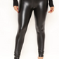 👖 60% DE DESCUENTO! ✨ Leggings de Piel Sintética con Forro Polar - Calidez y Estilo para Invierno, Confortable y Elástico 🧥🔥