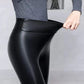 👖 60% DE DESCUENTO! ✨ Leggings de Piel Sintética con Forro Polar - Calidez y Estilo para Invierno, Confortable y Elástico 🧥🔥