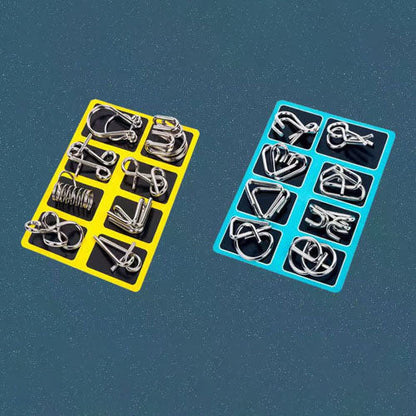 🧩 60% DE RÉDUCTION ! 🎉 Iron Link Brain Teaser Puzzle – Défi Mental, Anti-Stress & Qualité Métallique 📦