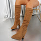👢 60% DE RÉDUCTION ! 💥 Bottes à Talons Hauts pour Femmes - Design Élégant et Confortable pour Tenue de Soirée ou Bureau, Semelle Anti-Dérapante 💃✨