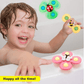 🌀 50% DE RÉDUCTION! 🧸 Jouets à ventouse – Ventouse puissante, couleurs vives & rotation fluide – Parfaits pour divertir bébé au bain ou sur les surfaces lisses ✨