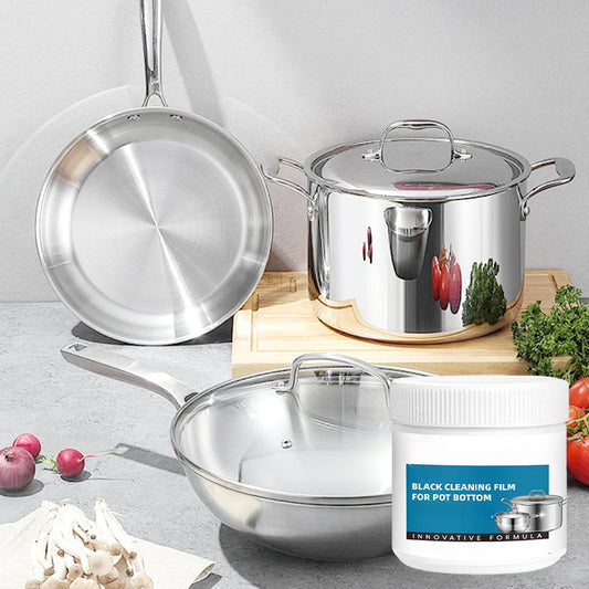 🍳 ACHETEZ 1 - RECEVEZ 1 GRATUIT ! 🔥 Pâte Dissolvante Résidus Brûlés - Nettoyage Profond pour Casseroles/Plats sans Rayurer, Élimine Graisse et Carbonisation en 5 Min 🧽✨