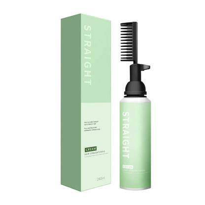 💆‍♀️ ACHETEZ 2 - RECEVEZ 1 GRATUIT ! ✨ Crème Lissante avec Peigne Intégré - Effet Lisse et Brillant en 1 Application, Sans Rinçage 🌸📦