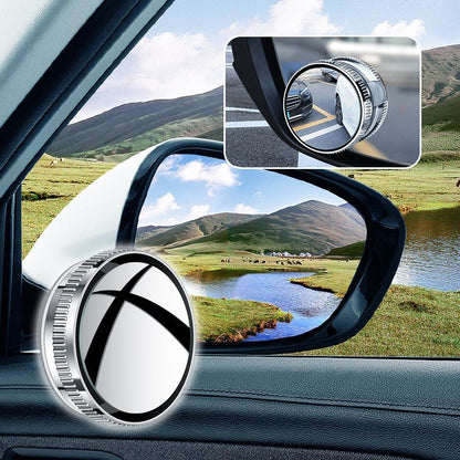 🚗 50% DE RÉDUCTION ! 🔍 Miroirs d‘Angle Mort à Ventouse pour Voiture – Élargit la Visibilité, Installation Facile & Ajustables à 360° ✅
