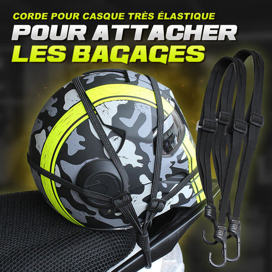 🎧 ACHETEZ 1 - RECEVEZ 1 GRATUIT ! ✨ Corde Élastique pour Casque & Bagages - Fixation Sécurisée et Anti-Perte pour Vélo/Voyage, Léger et Résistant 🔒📦