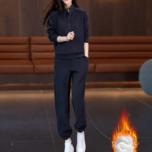 🧥 50% OFF - 3 HEURES RESTANTES ! ✨ Ensemble 2 Pièces Sweat à Capuche Demi-Zip & Pantalon Décontracté - Coupe Moderne et Confortable pour un Style Quotidien 🏃‍♂️📦
