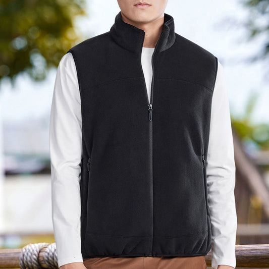 🧥 60% DE RÉDUCTION ! 🔥 Gilet Homme à Col Montant et Fermeture Éclair Intégrale - Confort Chaud et Style Urbain pour Automne/Hiver 🍂✨
