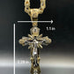✝️ ACHETEZ 2 - RECEVEZ 1 GRATUIT ! ⏳ Pendentif Saint Jésus Béni - Design Élégant en Acier Inoxydable, Symbole de Foi et de Protection, Idéal pour Cadeau 📿✨