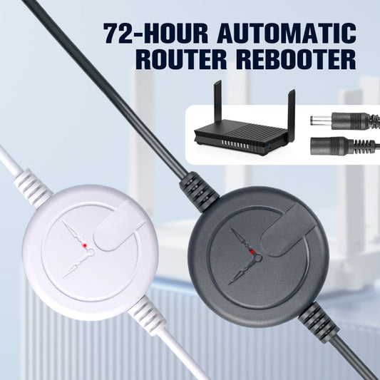 📶 50% DE RÉDUCTION ! ⚡ Redémarreur Automatique de Routeur - Programmez des Cycles de 72 Heures, Stabilise la Connexion Internet sans Intervention 🔄📦