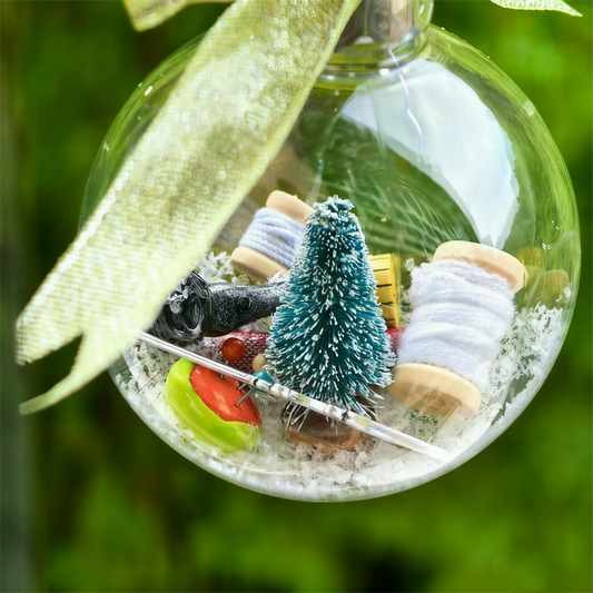 🎁🔥Dernier jour de soldes 50 % DE RÉDUCTION🔥💥Décoration de Noël à coudre : boule à neige🎄