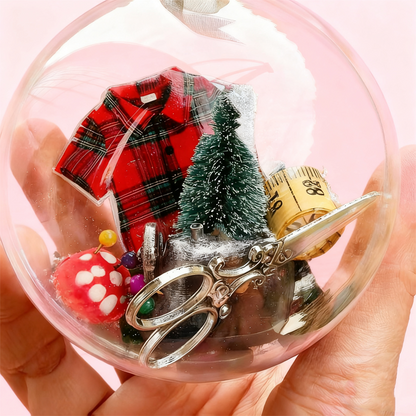 🎁🔥Dernier jour de soldes 50 % DE RÉDUCTION🔥💥Décoration de Noël à coudre : boule à neige🎄