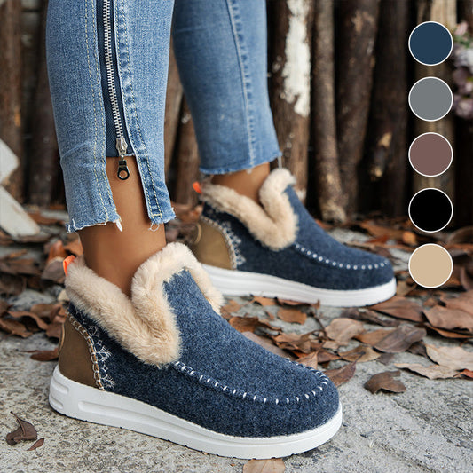 👢 60% DE RÉDUCTION ! ❄️ Bottes de Neige Femmes à Doublure Polaire - Semelle Antidérapante et Isolation Chaude pour Temps Glacial 🧊📦