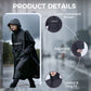 🛵 60% DE RÉDUCTION ! 🌧️ Veste Imperméable Scooter à Capuche - Protection contre la Pluie et le Vent, Pliable et Léger pour Trajets Urbains 🏍️📦