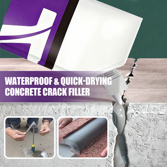 🧱 ACHETEZ 2 - RECEVEZ 1 GRATUIT ! ✨ Mastic Étanche pour Fissures Béton - Séchage Rapide et Résistance aux Intempéries, Application Facile sans Outils 🛠️📦
